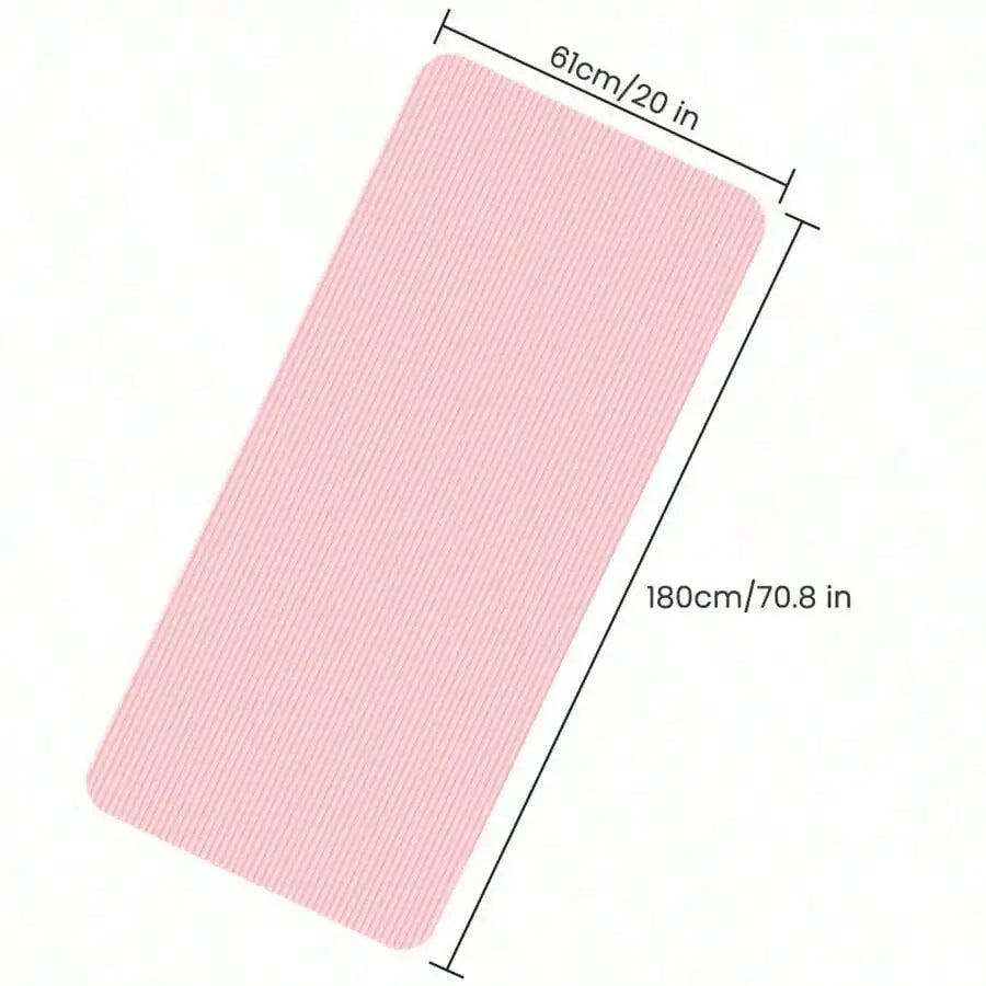 Thick High Density Yoga Mat With Non Slip Carry Strap