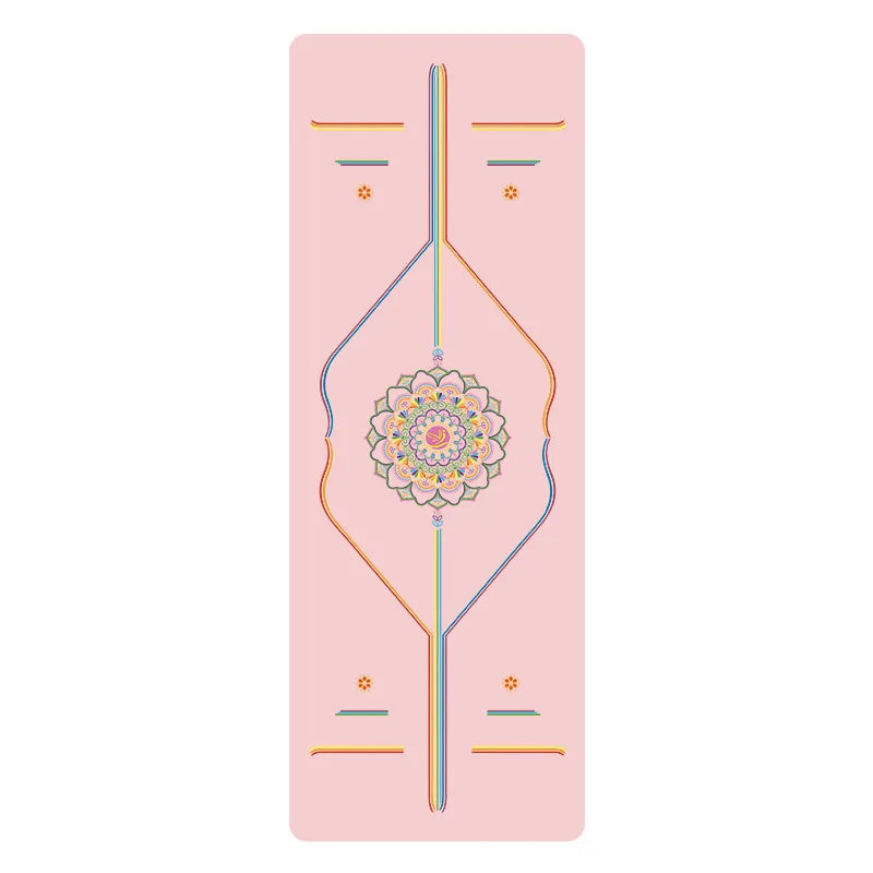 Natural Rubber Yoga Mat Providing Comfortable Cushioning for Regular Exercises