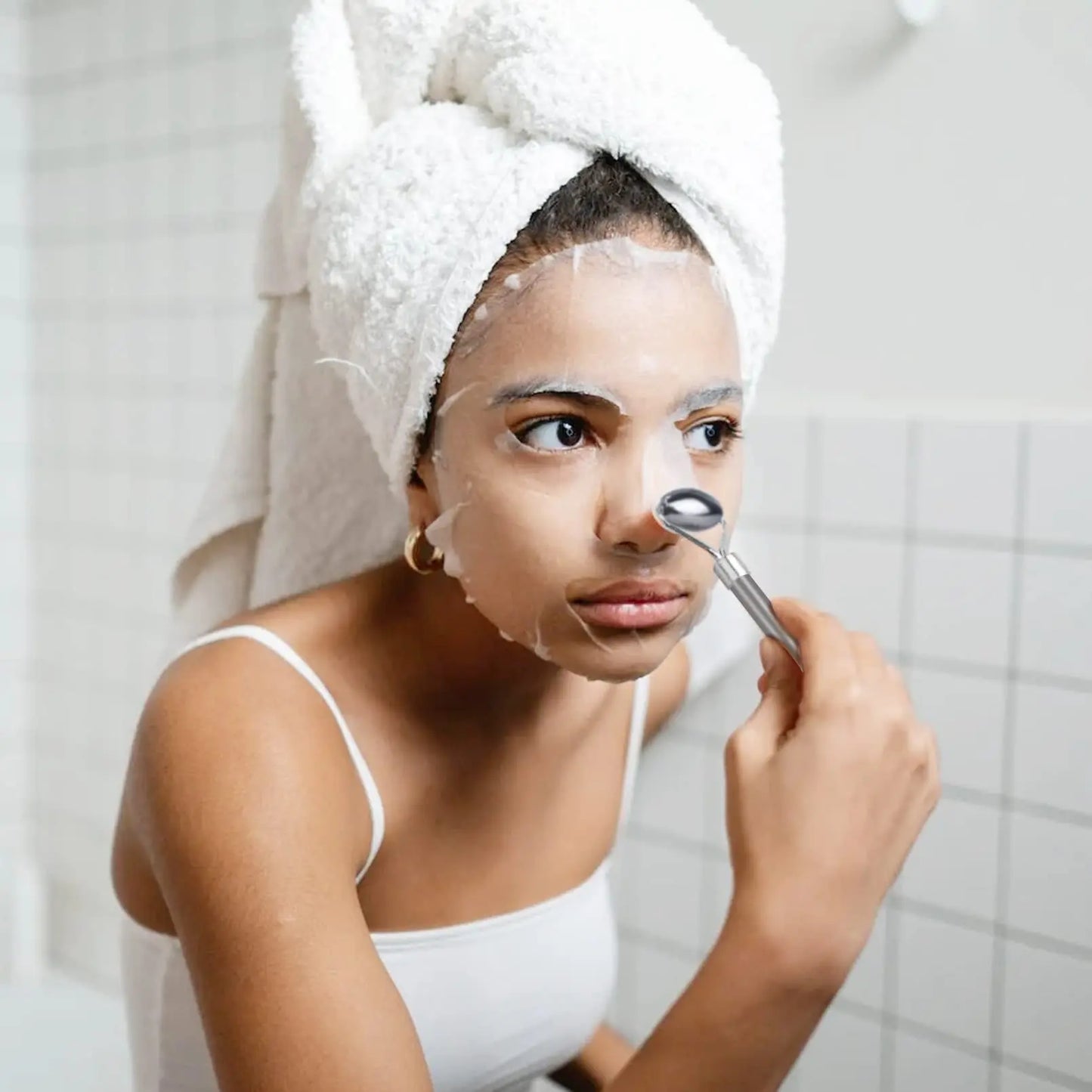 Stainless Steel Facial Roller Gua Sha Set for Lymphatic Drainage