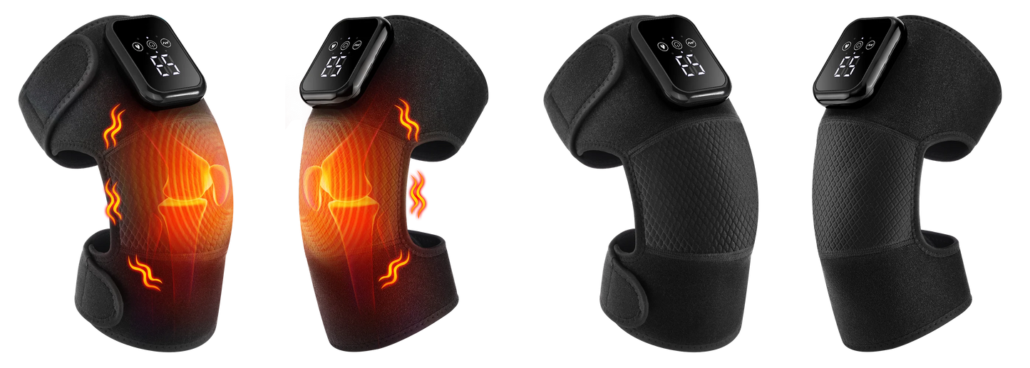Afdeal Electric Heated Knee Massage Pad With Vibration Therapy