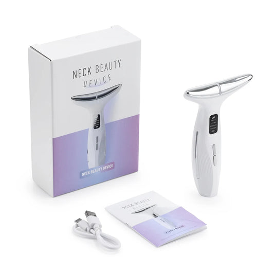 Hailicare 4 Modes LED Neck Beauty Device EMS Facial Lifting Massager