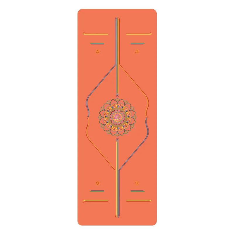 Natural Rubber Yoga Mat Providing Comfortable Cushioning for Regular Exercises