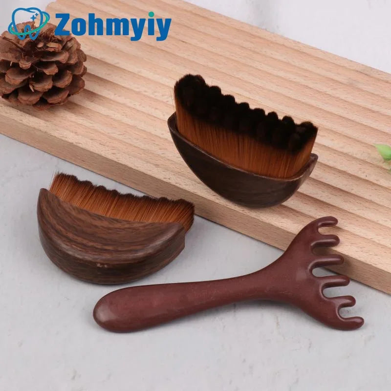 Portable Lymphatic Contour Face Brush Multi-function Chin Reduce Puffiness Lymphatic Drainage Face Brushs Facial Sculpting Tool