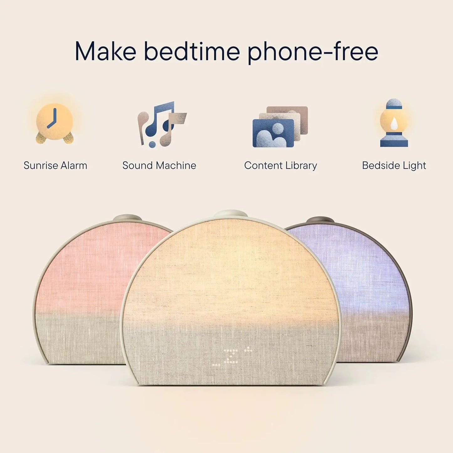 Hatch Restore 3 Sunrise Alarm Clock With Sound Machine