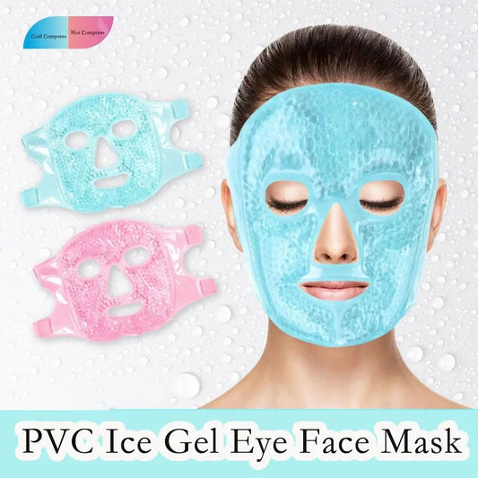 LEKGAVD Ice Gel Eye Mask For Cold And Hot Therapy