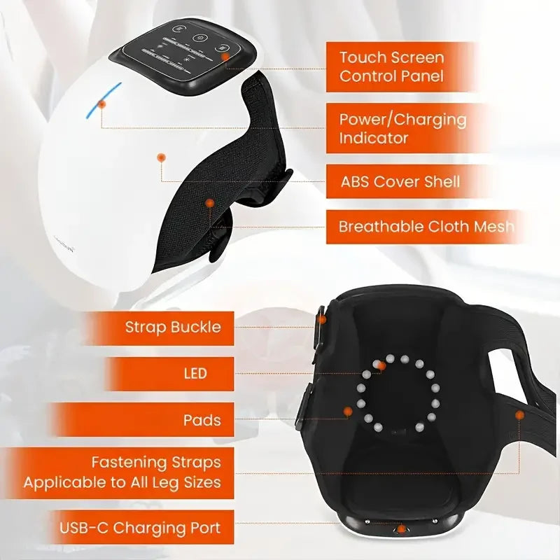 OpeningSmile Cordless Knee Massager With Heat And LED Screen