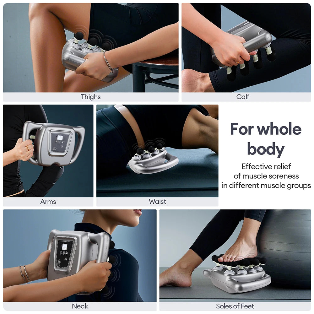 Foreverlily High Frequency Vibration Fascia Gun Professional Body Massager