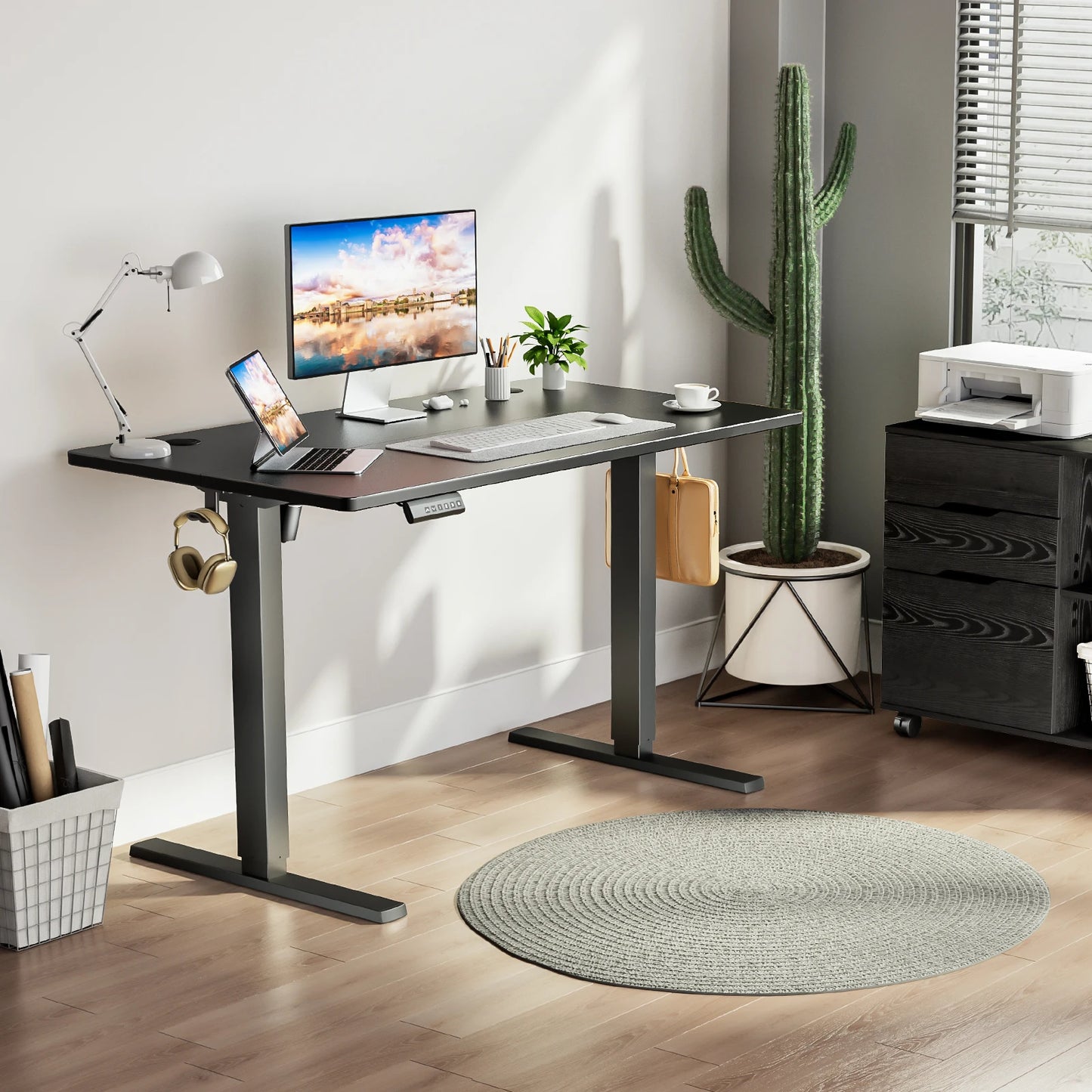 JHK Electric Height Adjustable Ergonomic Standing Desk
