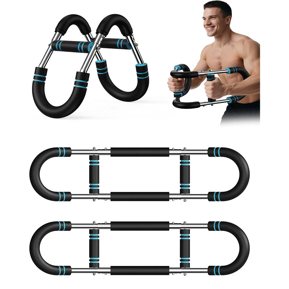 U Shape Arm Trainer Gripper 60-100 Lb Power Twister Bar