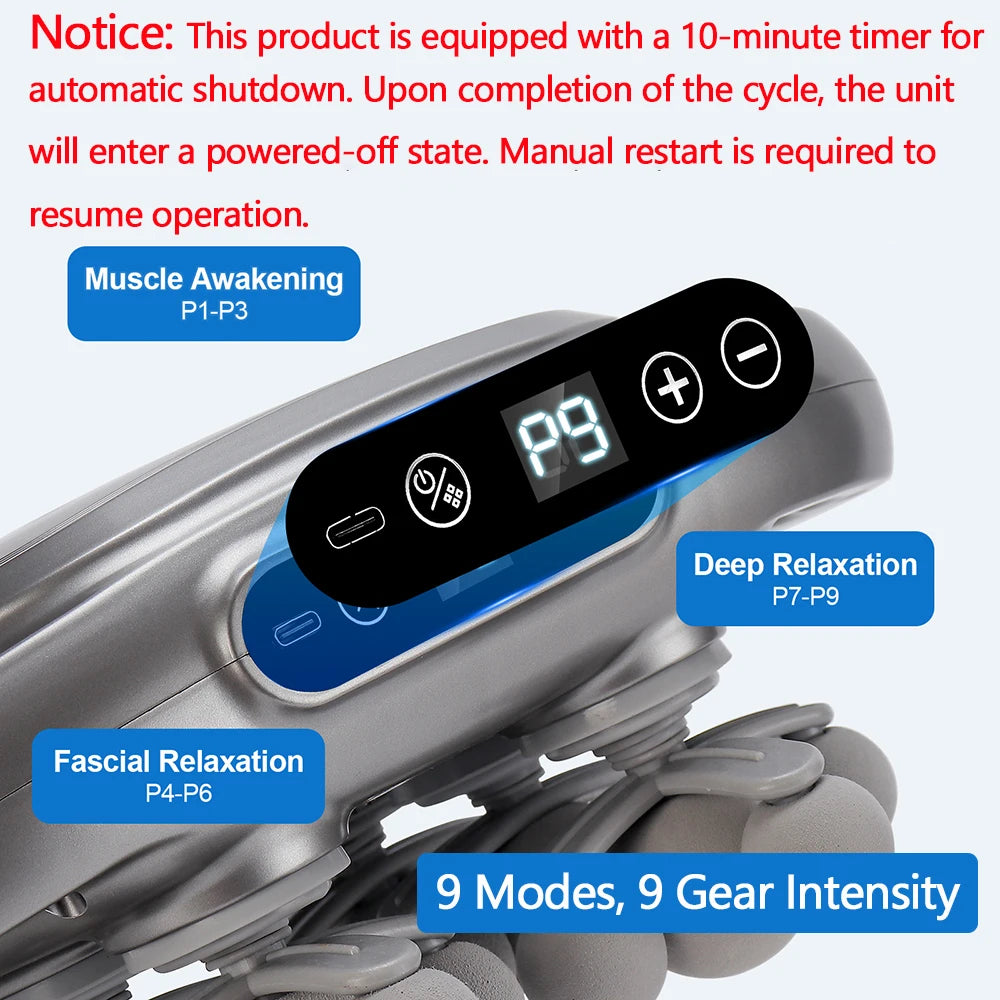 Foreverlily High Frequency Vibration Fascia Gun Professional Body Massager