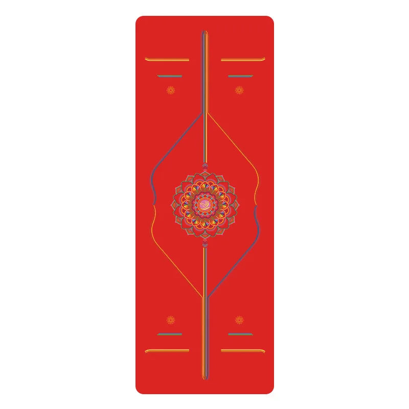 Natural Rubber Yoga Mat Providing Comfortable Cushioning for Regular Exercises