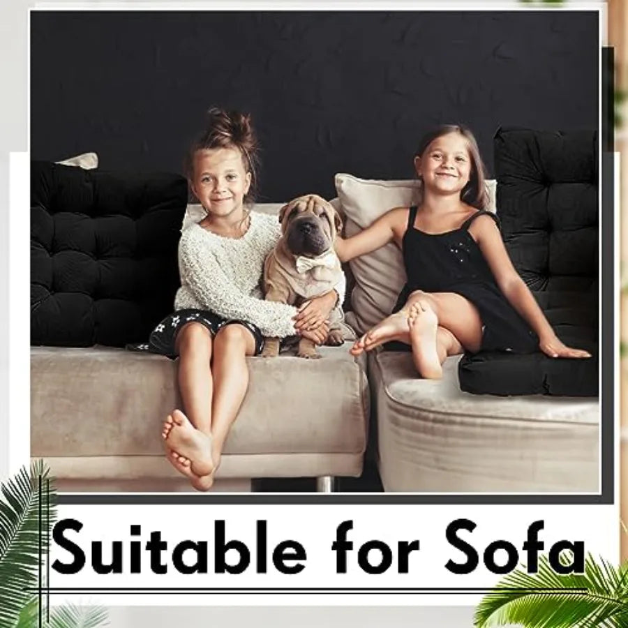 Floor Pillow Cushions 22 x 22 Inch Round Square Large Meditation Floor Pillow for Classroom Adult Meditation Picnic Party Cushi