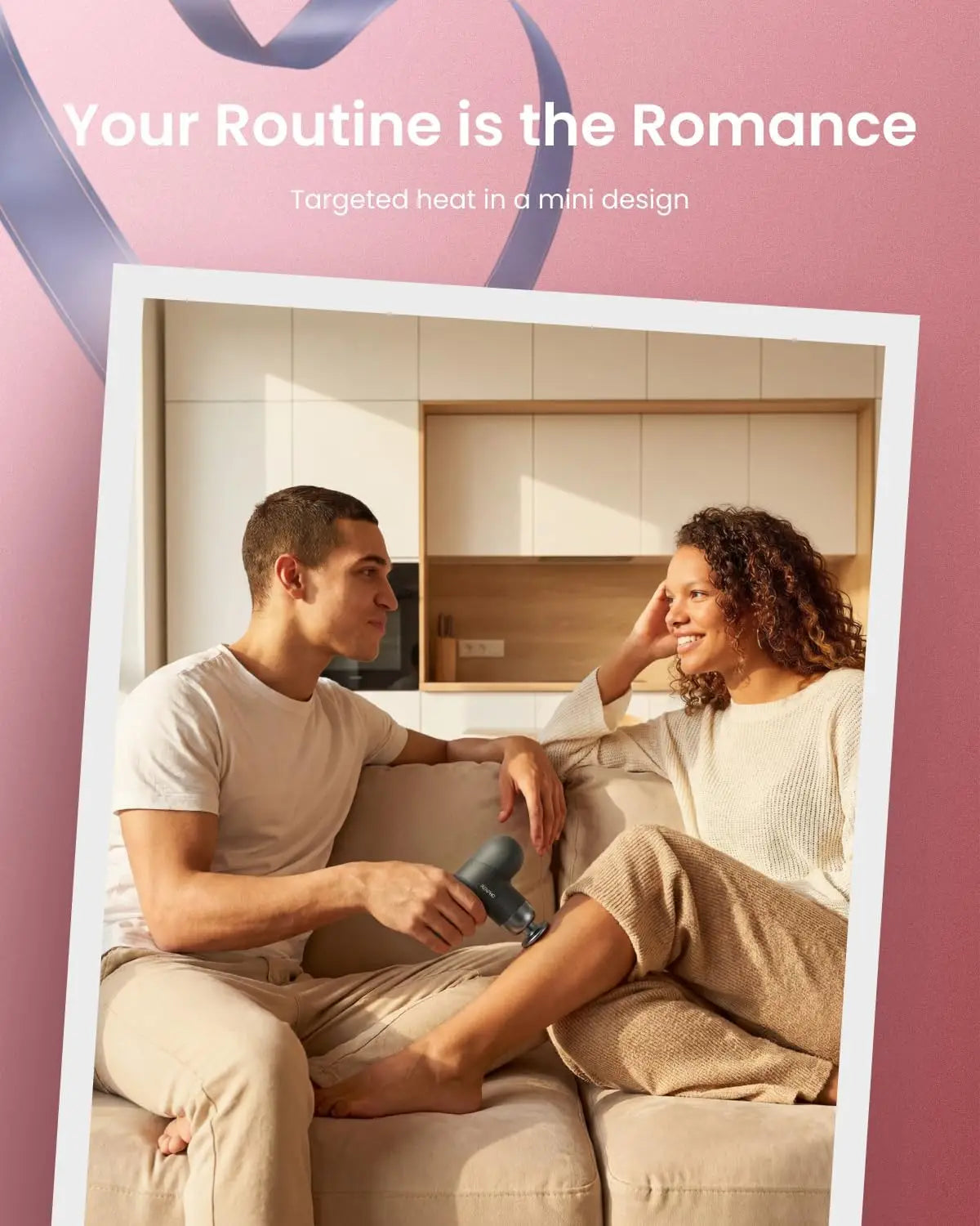 Mini Thermal Massage Gun With Heat Portable Percussion Massager