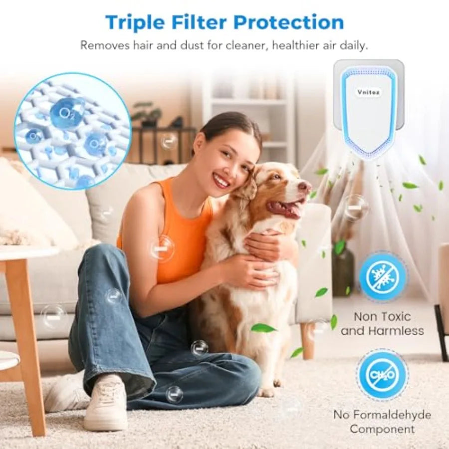 Air Ionizers Plug In Negative Ion Air Purifier Portable Mini For Home