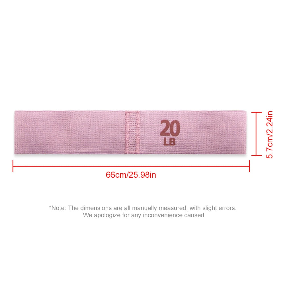 Fabric Resistance Bands Set For Yoga Pilates Hip Circle Training