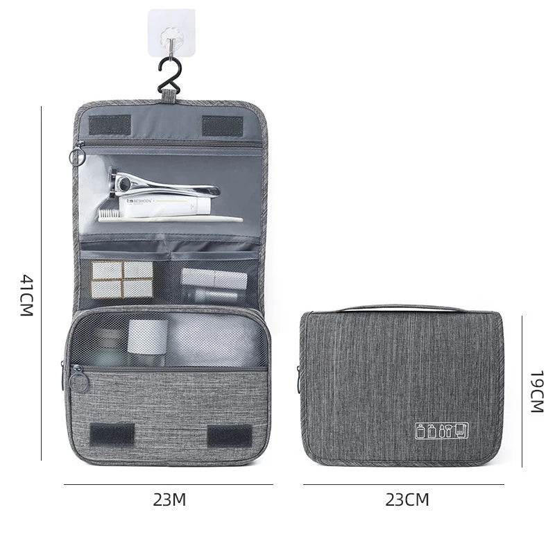 NONECN Large Capacity Travel Storage Waterproof Makeup Bag Organizer