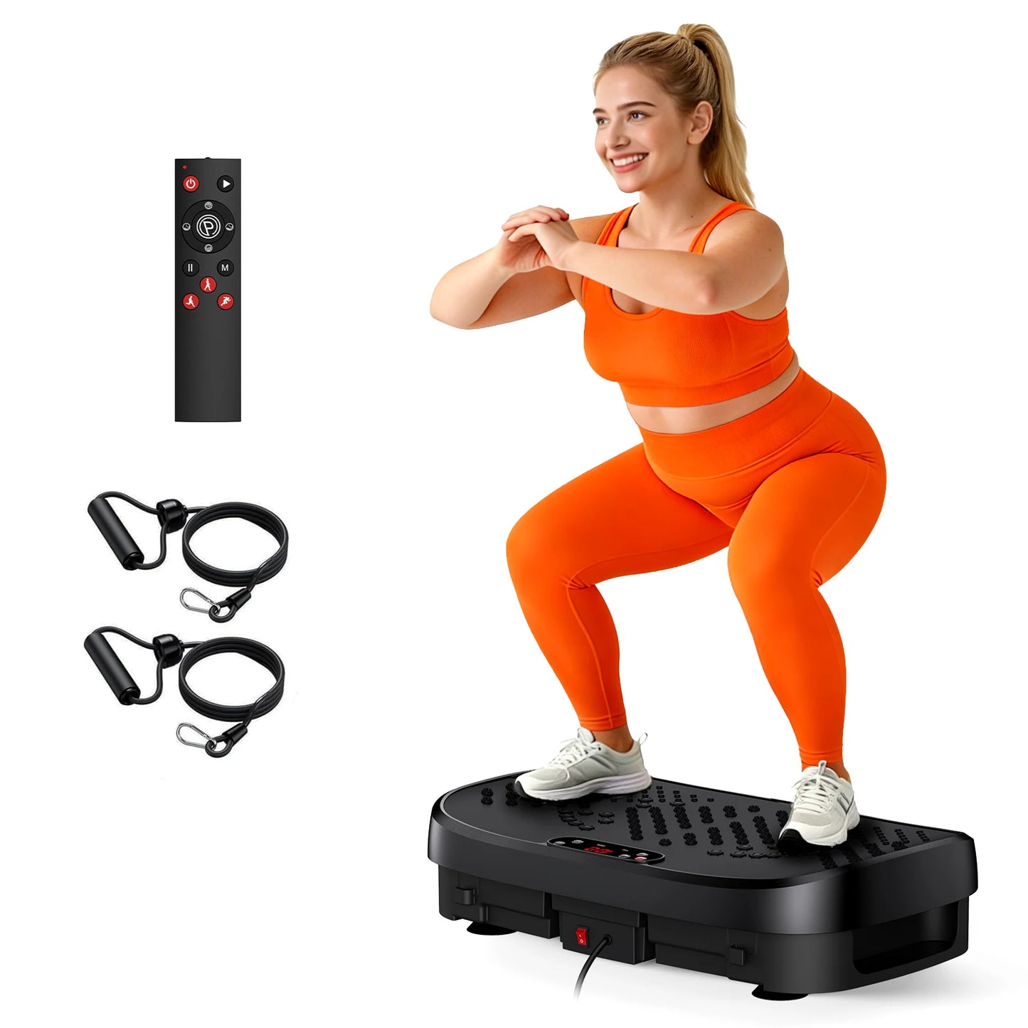 Vibration Plate Fat Burning Machine 120 Speed Levels 330lbs Capacity