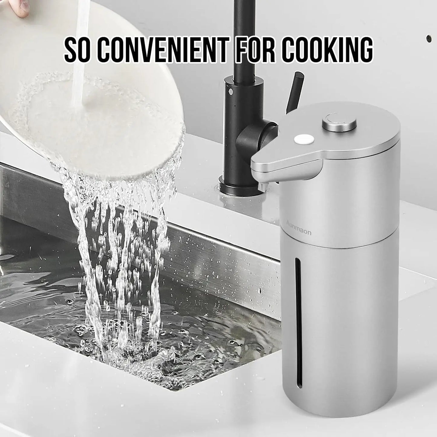 Touchless Automatic Soap Dispenser With Adjustable Volume For Kitchen