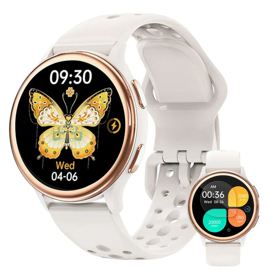 Anyloop Women Smartwatch With 400 Watch Faces And Health Tracking
