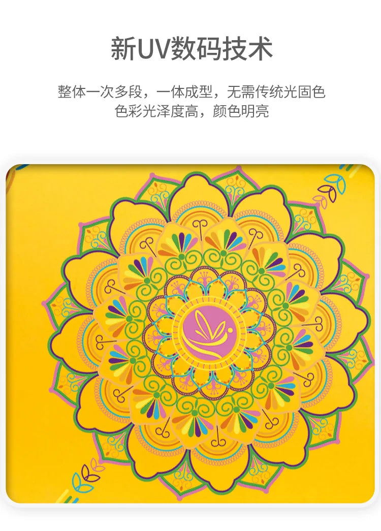 Natural Rubber Yoga Mat Providing Comfortable Cushioning for Regular Exercises