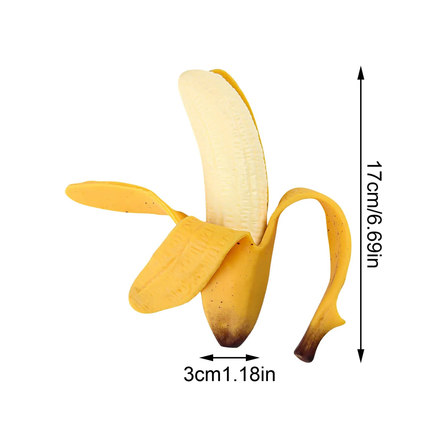 Fruit Squishy Stress Ball Fidget Toy Banana Anxiety Relief