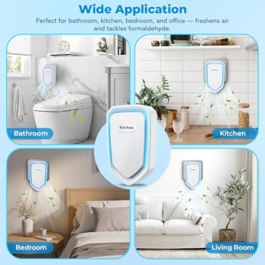Air Ionizers Plug In Negative Ion Air Purifier Portable Mini For Home