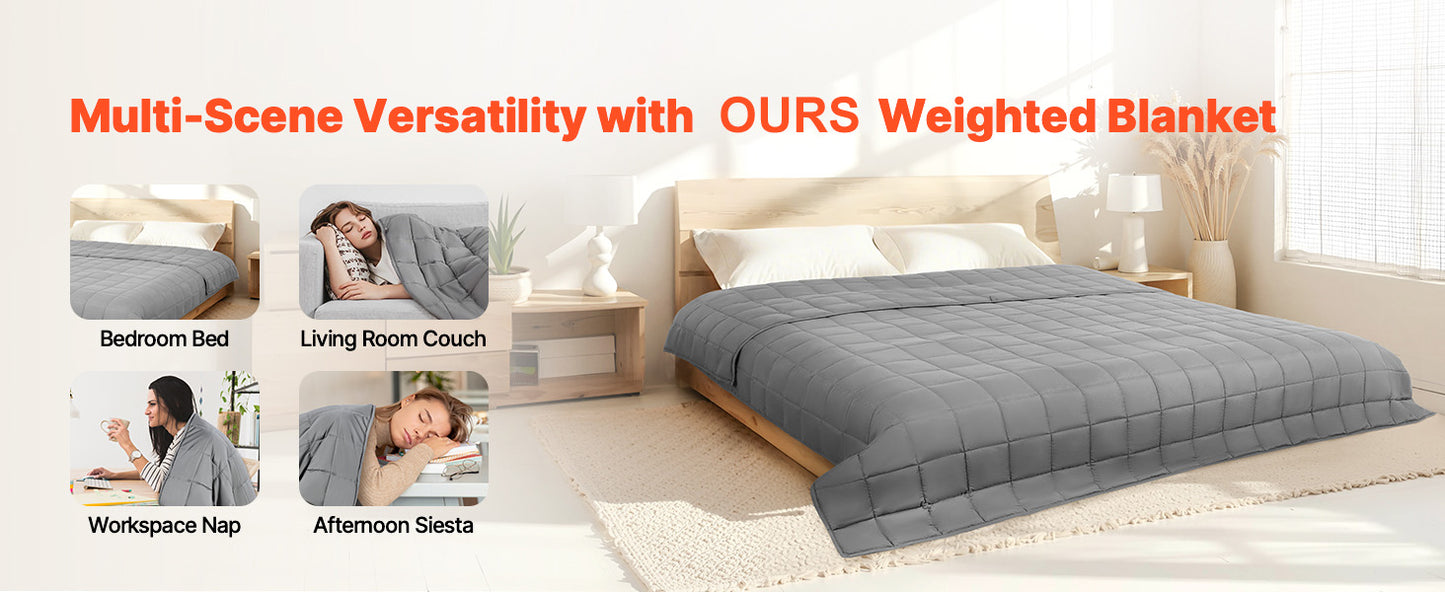 Breathable Glass Beads Weighted Blanket For Adults Cooling